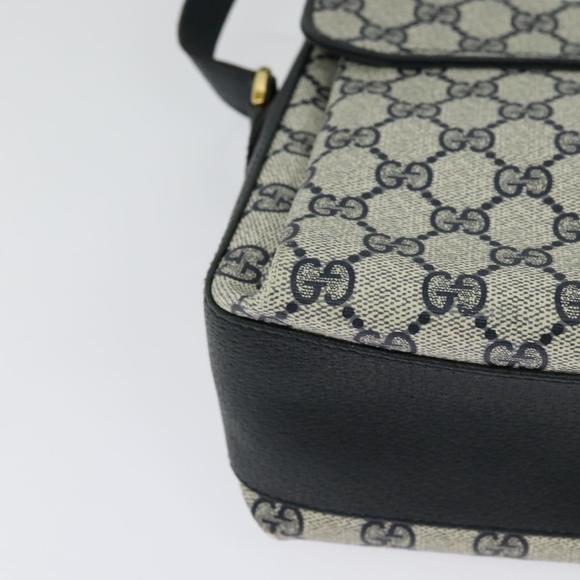 GUCCI GG Supreme Sherry Line Shoulder Bag PVC Navy Gold 904 02 084 Auth BA3022 - Picture 16 of 16